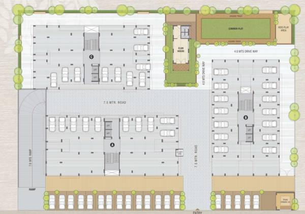  yash-parisar Tower A Cluster Plan