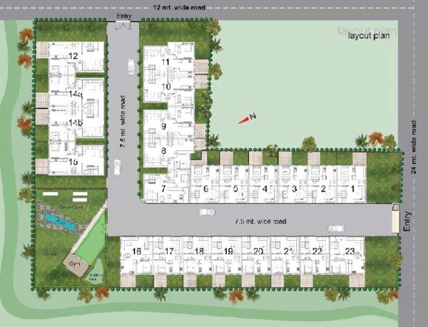 Images for Layout Plan of Trimurti Dutt Residency