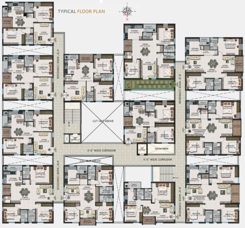  dynasty Images for Cluster Plan of Swetcha Swetchas Dynasty