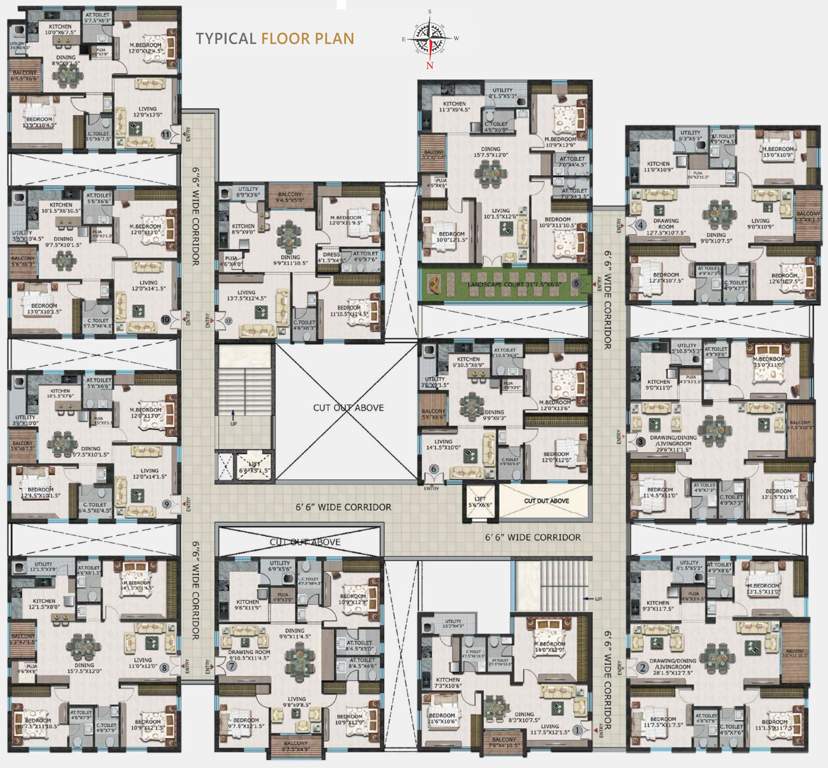  dynasty Images for Cluster Plan of Swetcha Swetchas Dynasty
