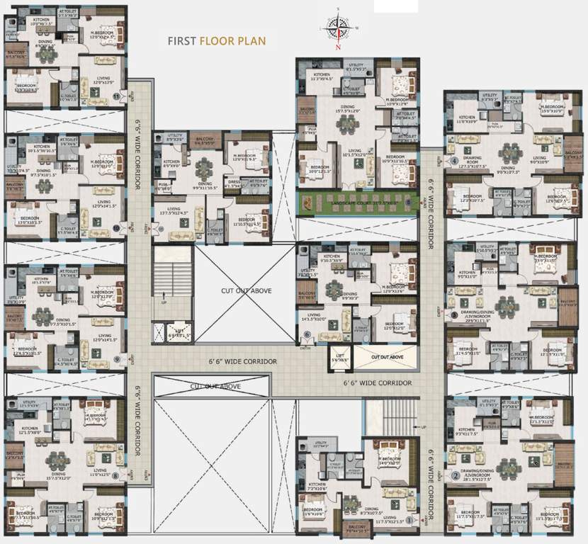  dynasty Images for Cluster Plan of Swetcha Swetchas Dynasty