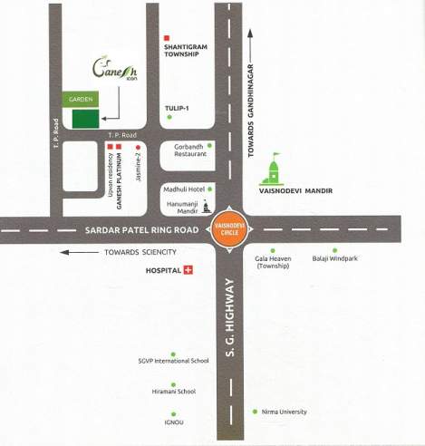  ganesh icon Location Plan