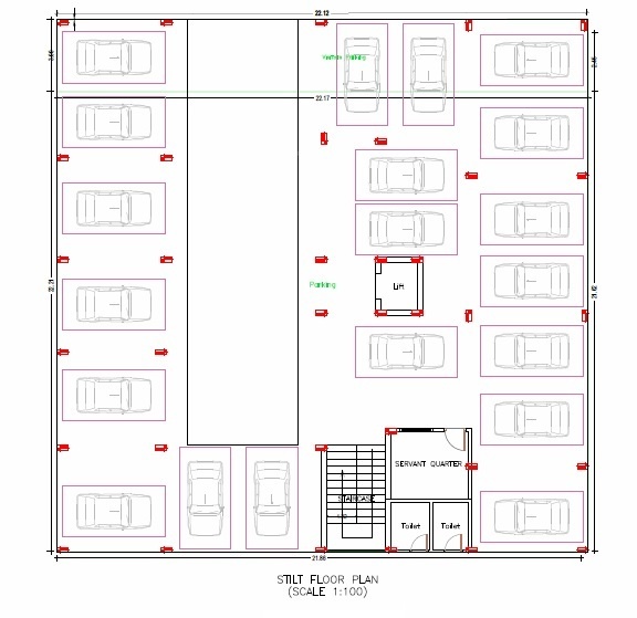  sri ramachandra residency Block A Cluster Plan