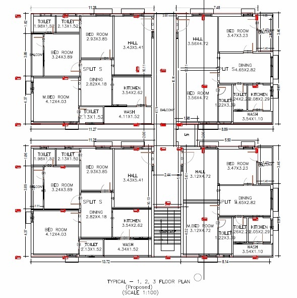  sri ramachandra residency Block A Cluster Plan