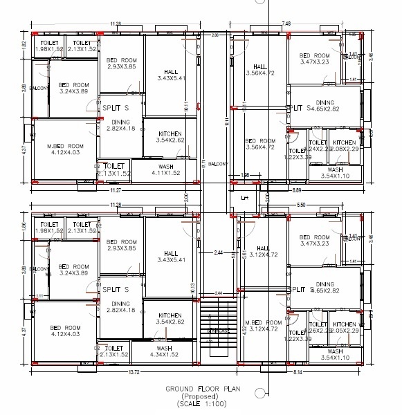  sri ramachandra residency Block A Cluster Plan