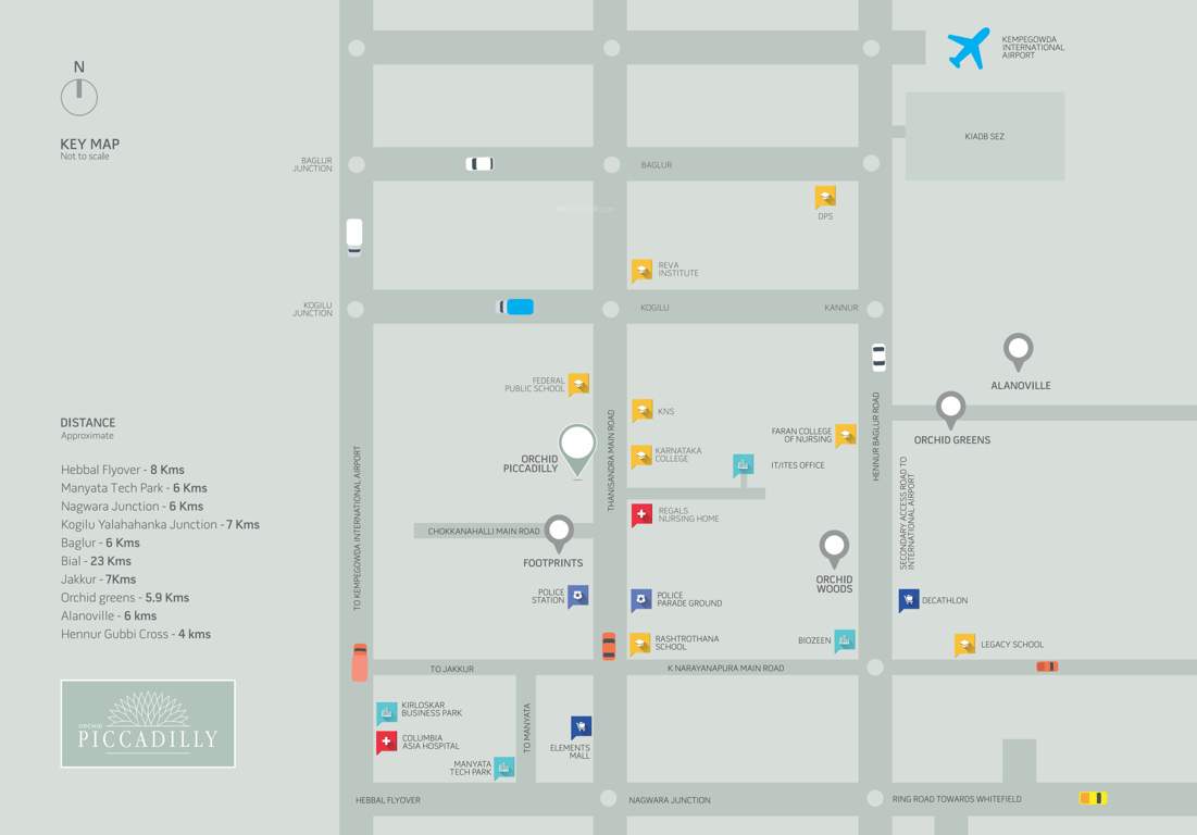 orchid piccadilly Images for Location Plan of Goyal Orchid Piccadilly