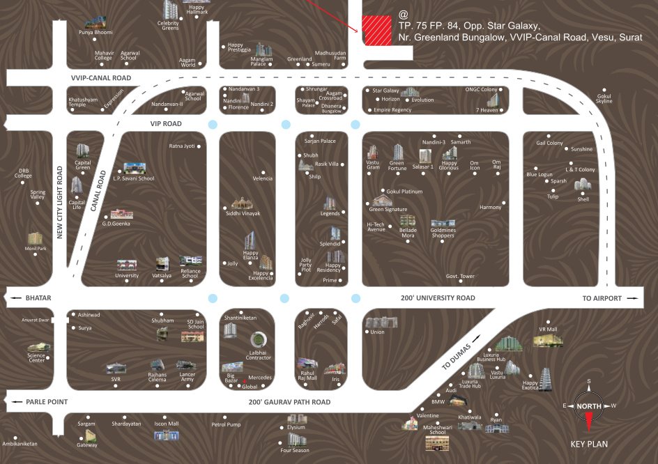 elegance Location Plan