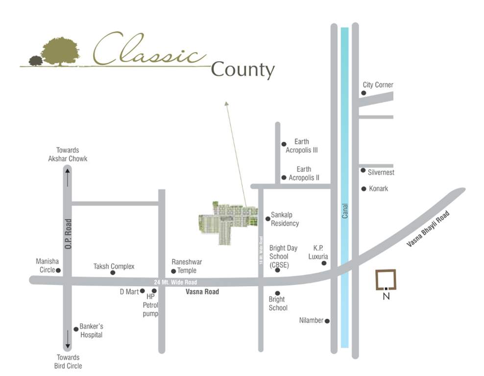 county Images for Location Plan of Classic County