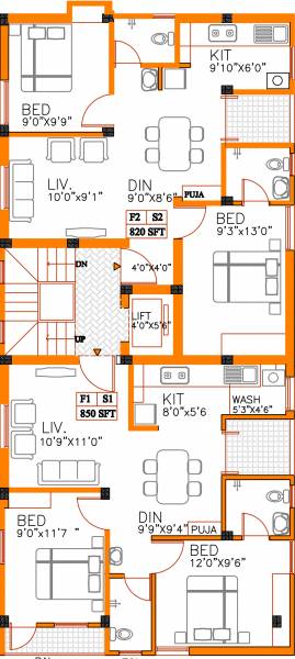 Images for Cluster Plan of SB Sai Casttle