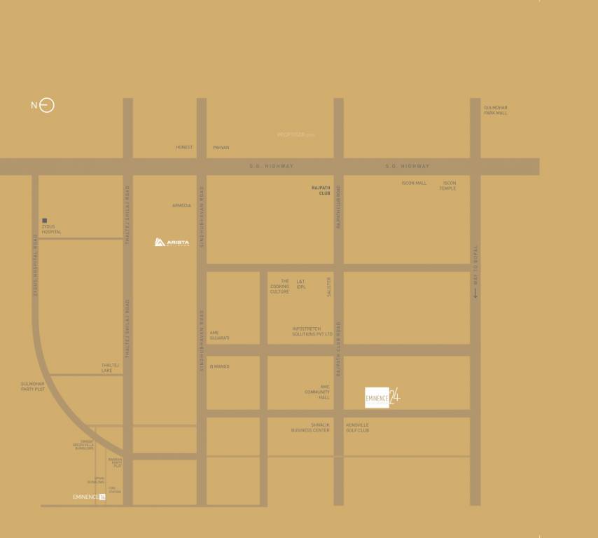  eminence 24 Location Plan