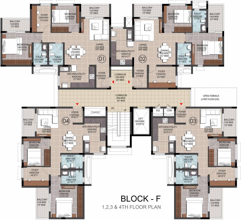 Images for Cluster Plan of The Address The Lake View Address Apartments