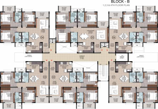 Images for Cluster Plan of The Address The Lake View Address Apartments