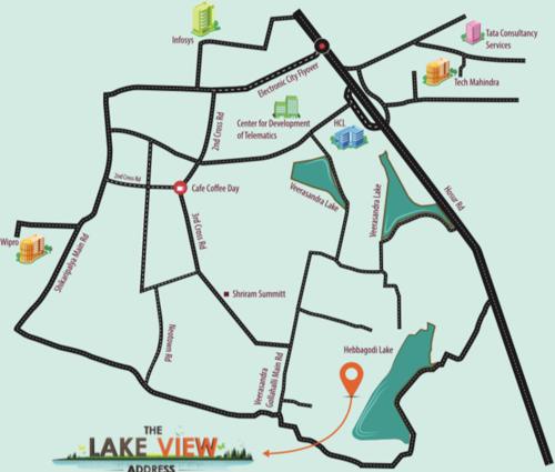 Images for Location Plan of The Address The Lake View Address Apartments