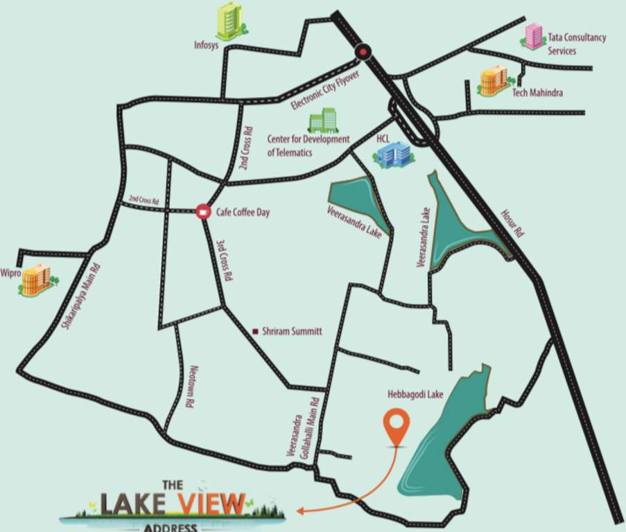 Images for Location Plan of The Address The Lake View Address Apartments