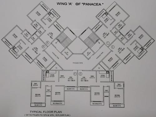 Images for Cluster Plan of Lodha Panacea I