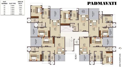 Images for Cluster Plan of Sai Balaji Building No 1 Padmavati