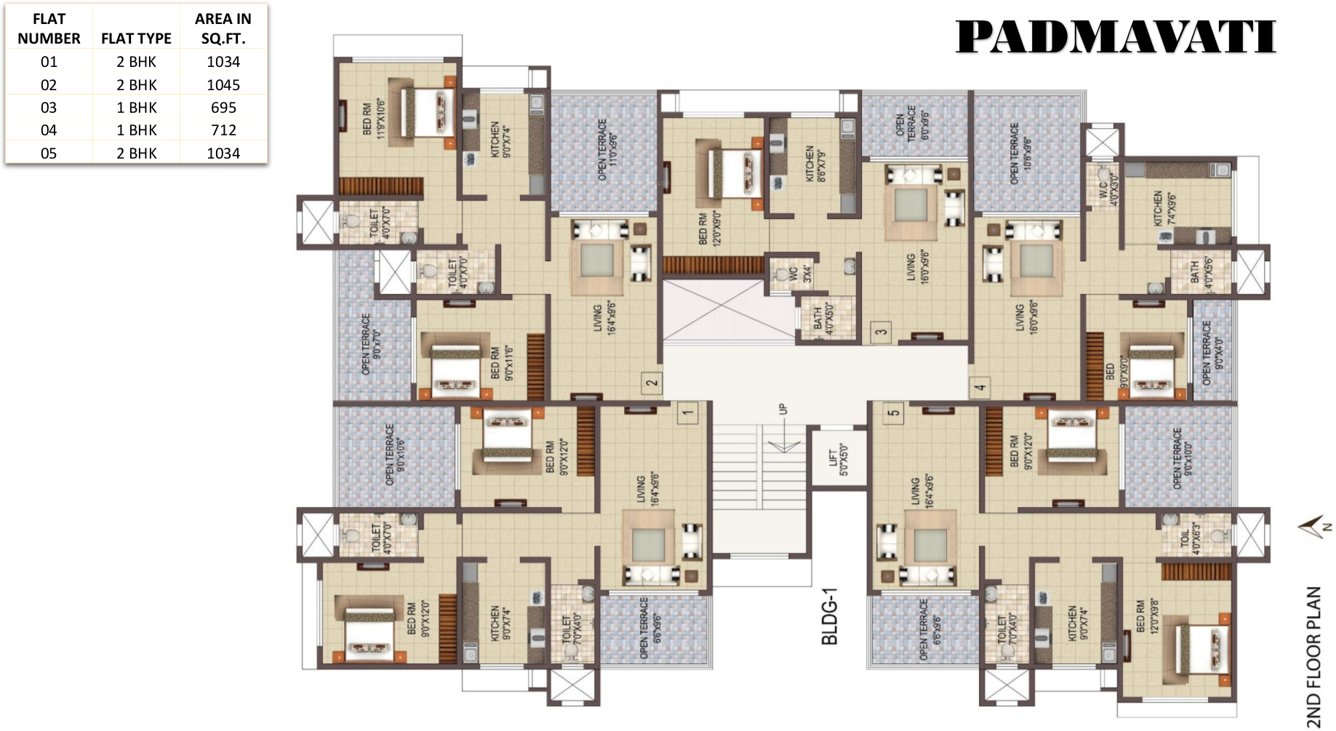 Images for Cluster Plan of Sai Balaji Building No 1 Padmavati