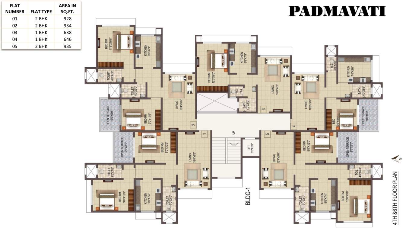 Images for Cluster Plan of Sai Balaji Building No 1 Padmavati