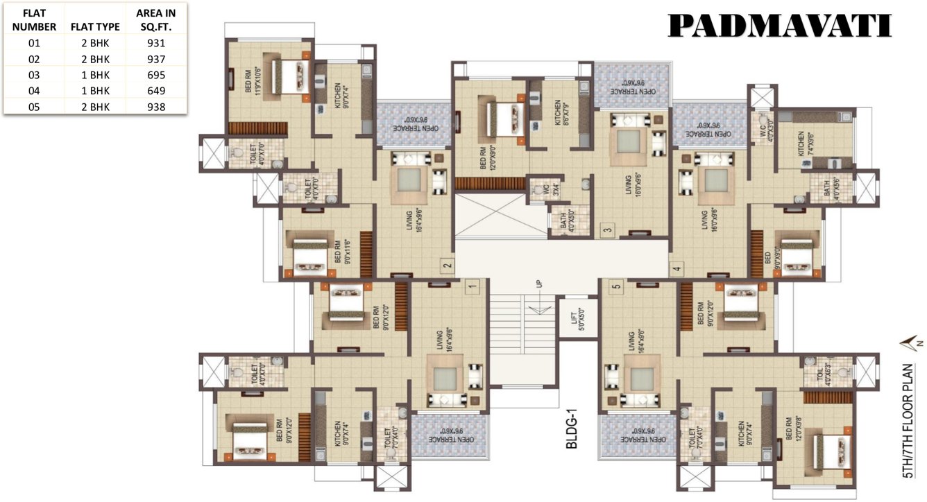 Images for Cluster Plan of Sai Balaji Building No 1 Padmavati