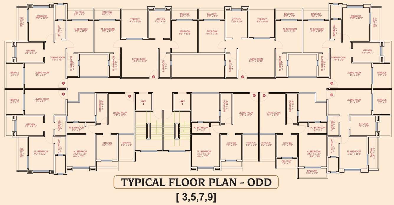  luxuria Jhalak Luxuria Phase I Cluster Plan