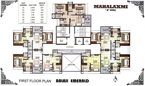 Images for Cluster Plan of Sai Balaji Building No 2 Mahalakshmi B Wing