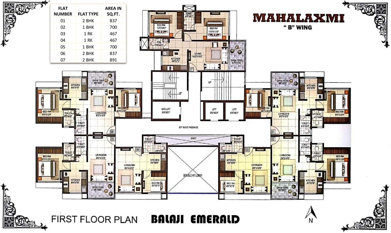 Images for Cluster Plan of Sai Balaji Building No 2 Mahalakshmi B Wing