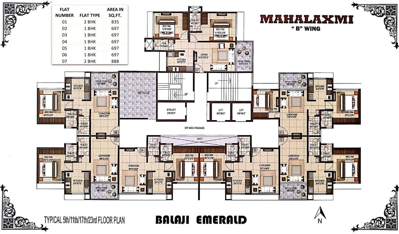 Images for Cluster Plan of Sai Balaji Building No 2 Mahalakshmi B Wing