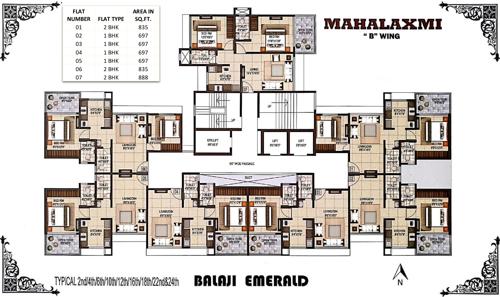Images for Cluster Plan of Sai Balaji Building No 2 Mahalakshmi B Wing