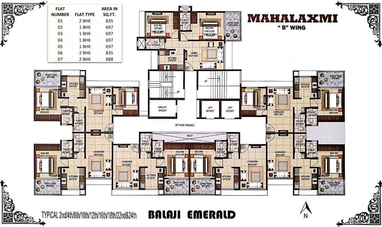 Images for Cluster Plan of Sai Balaji Building No 2 Mahalakshmi B Wing