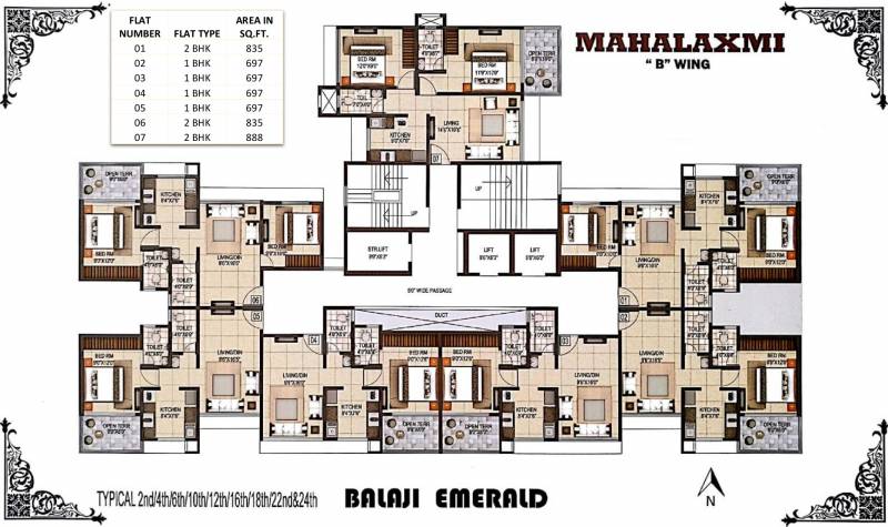 Images for Cluster Plan of Sai Balaji Building No 2 Mahalakshmi B Wing
