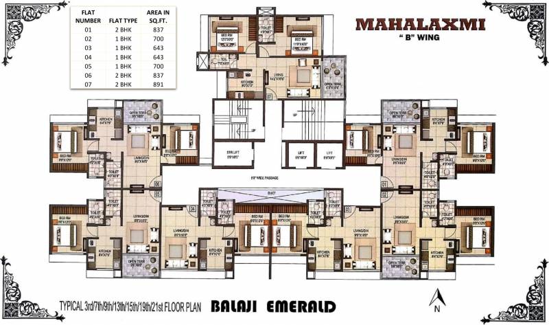Images for Cluster Plan of Sai Balaji Building No 2 Mahalakshmi B Wing