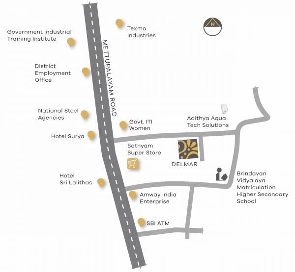  delmar-villa Location Plan