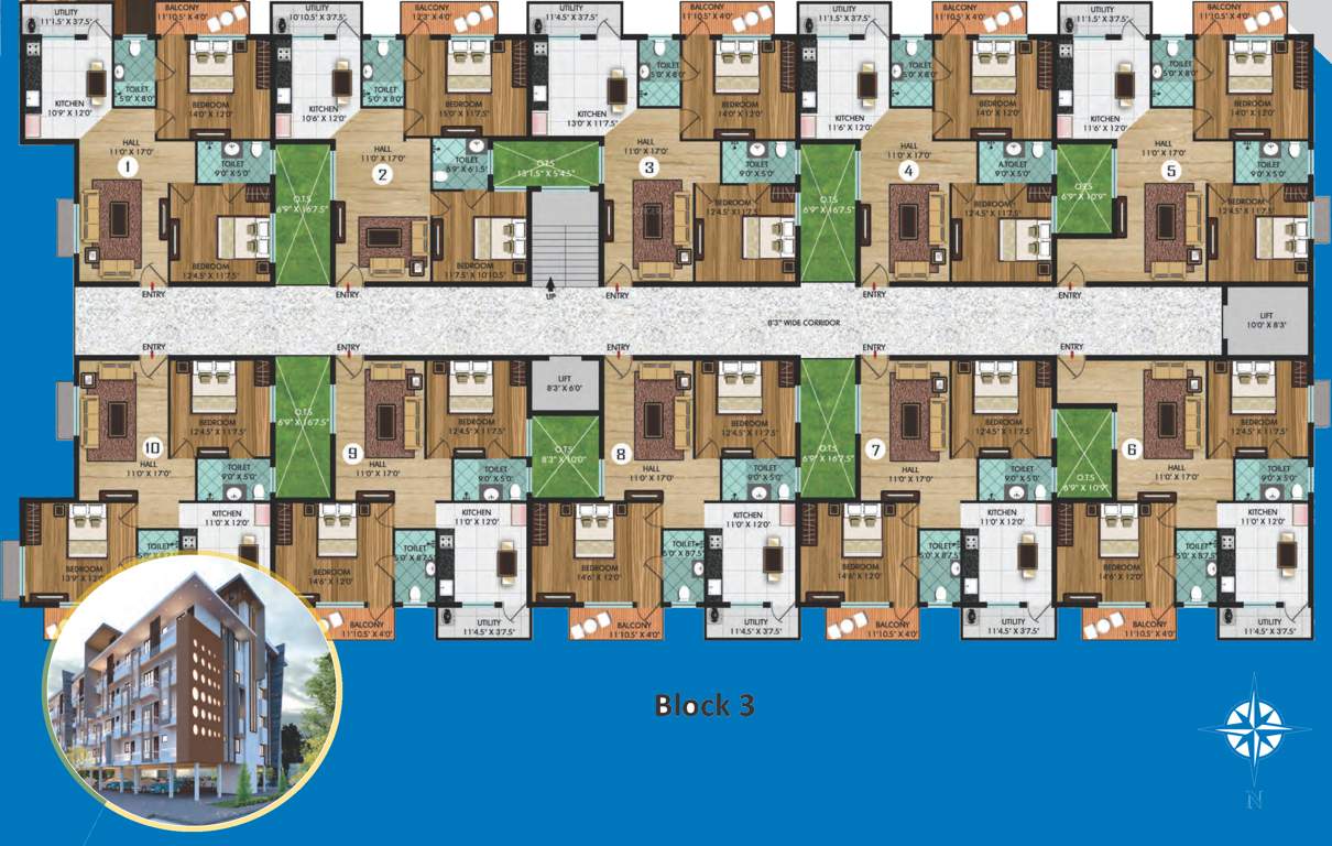 Images for Cluster Plan of Paripoorna Aishwaryam Phase 1