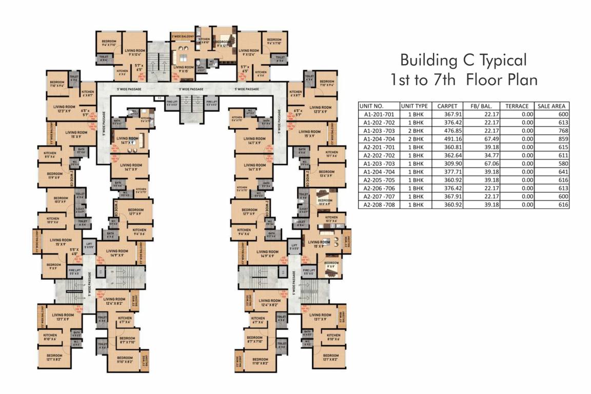  panvelkar aangan Building B Cluster Plan