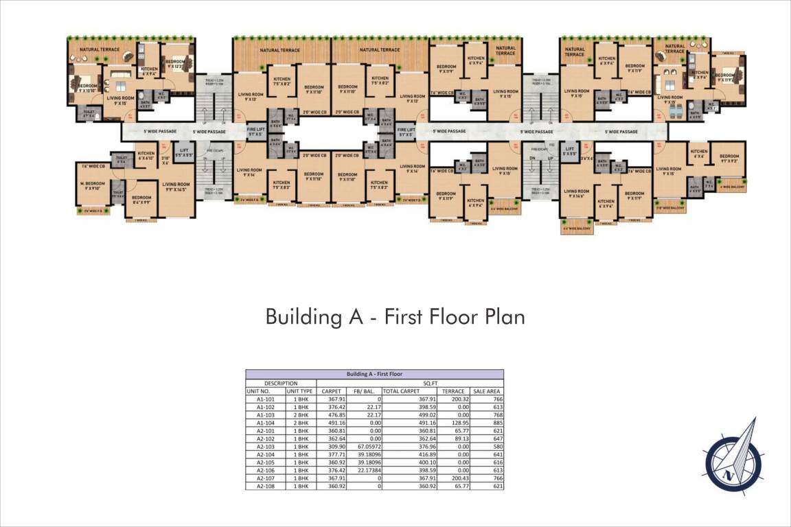  panvelkar aangan Building B Cluster Plan