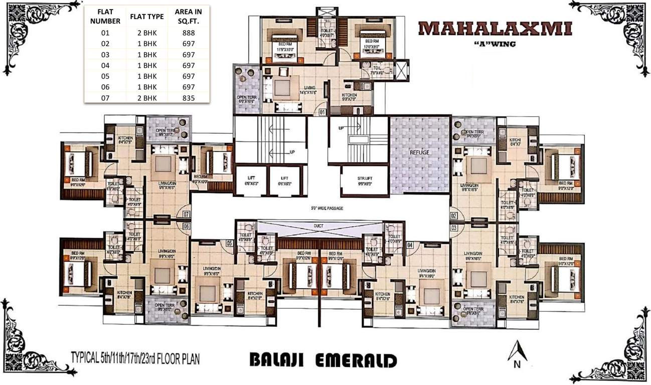 Images for Cluster Plan of Sai Balaji Building No 2 Mahalakshmi A Wing