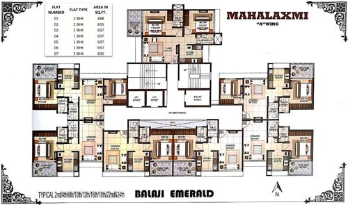 Images for Cluster Plan of Sai Balaji Building No 2 Mahalakshmi A Wing