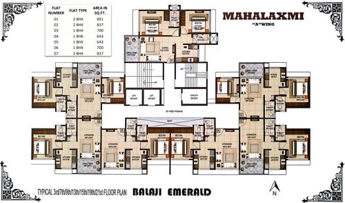 Images for Cluster Plan of Sai Balaji Building No 2 Mahalakshmi A Wing