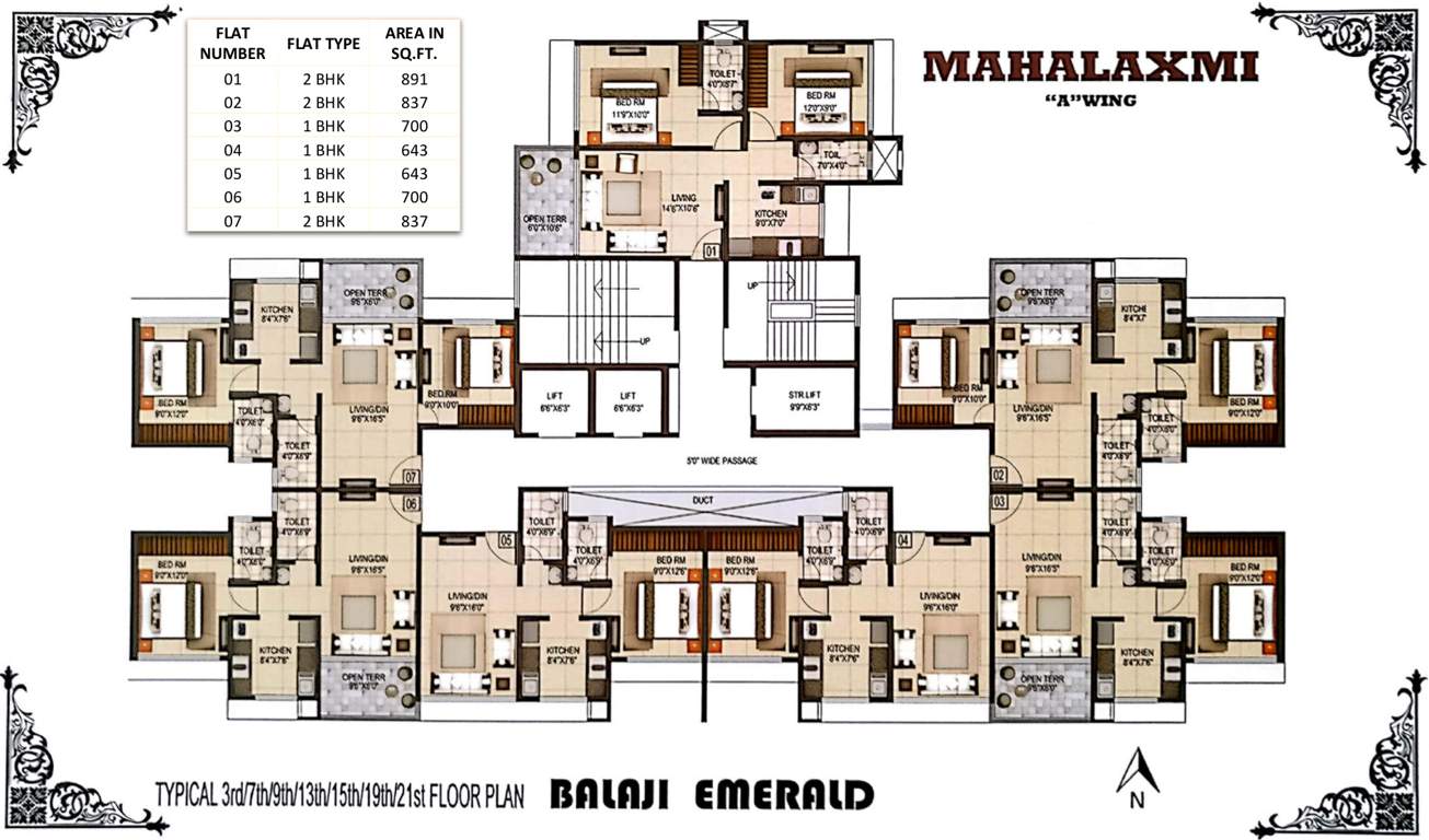 Images for Cluster Plan of Sai Balaji Building No 2 Mahalakshmi A Wing