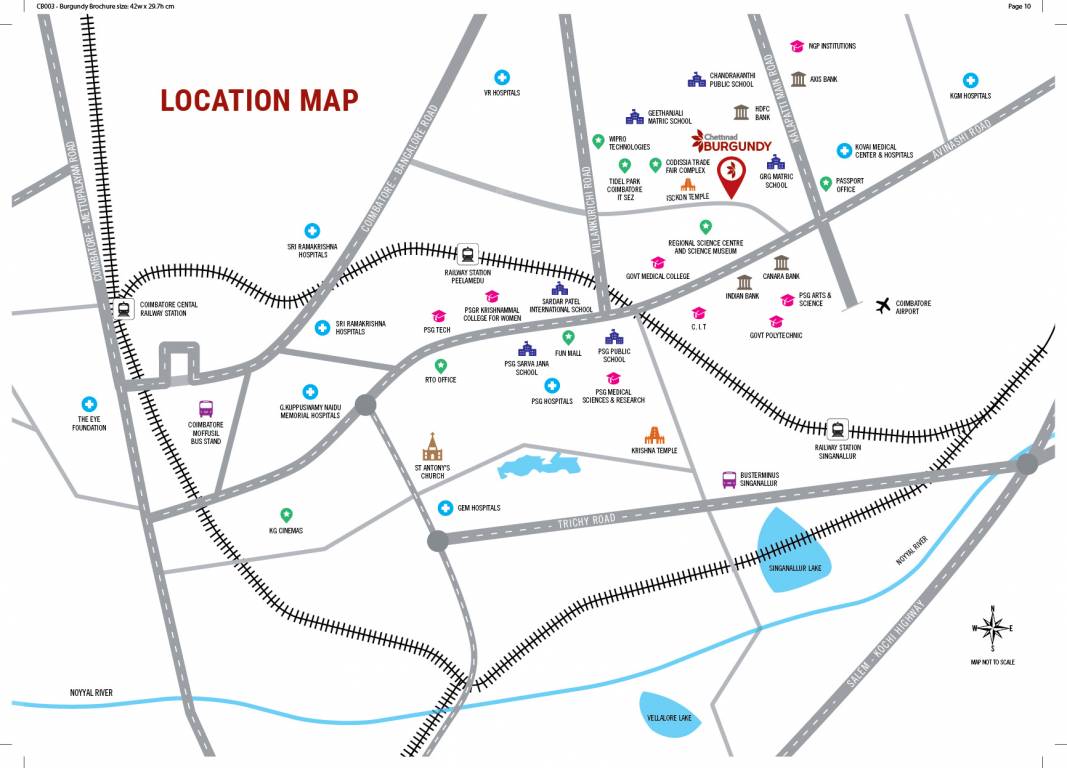 burgundy Location Plan