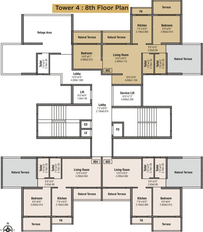 Images for Cluster Plan of Bhumiraj Hills 