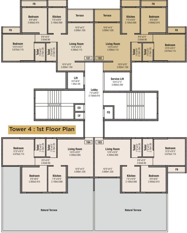 Images for Cluster Plan of Bhumiraj Hills 
