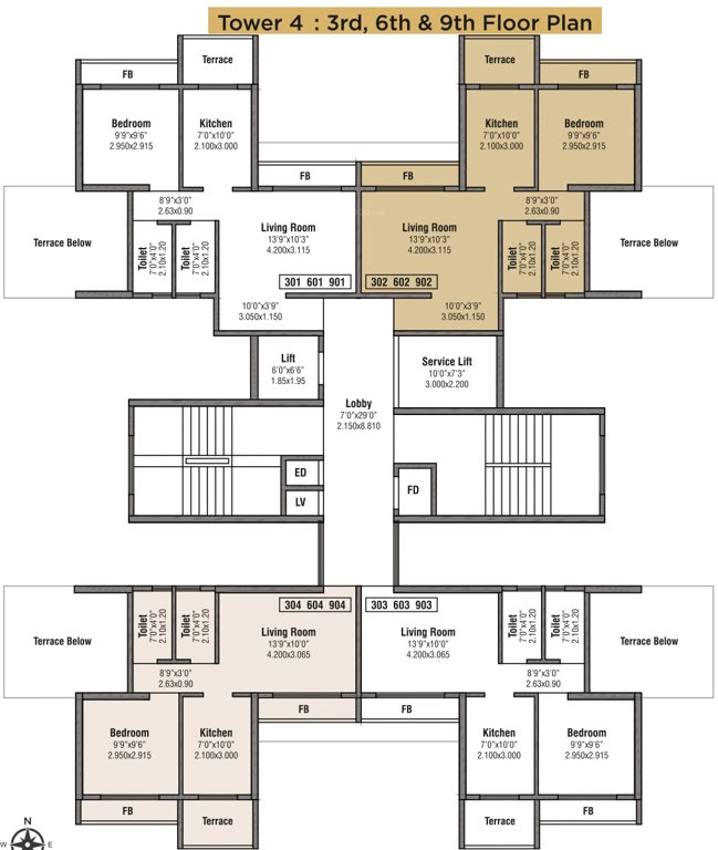 Images for Cluster Plan of Bhumiraj Hills 