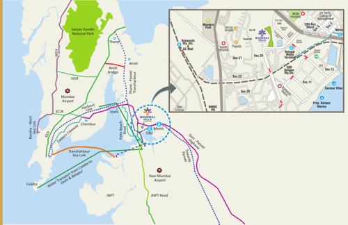  hills Images for Location Plan of Bhumiraj Hills 