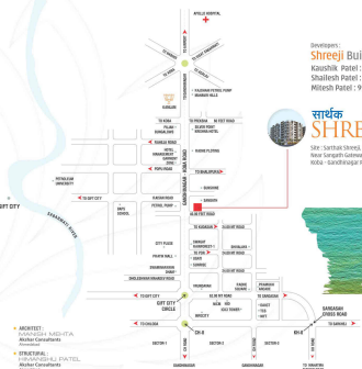  sarthak-shreeji Location Plan