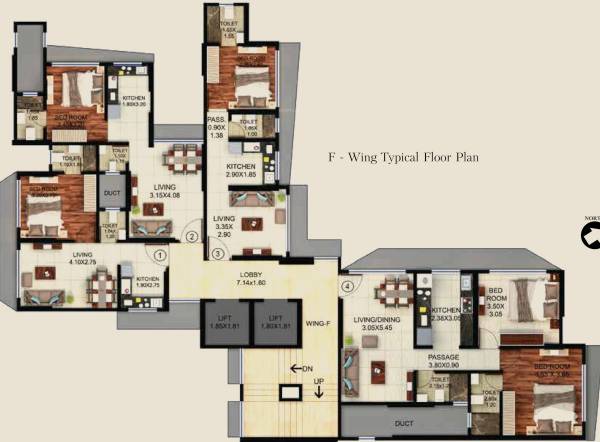  legacy F Wing Cluster Plan