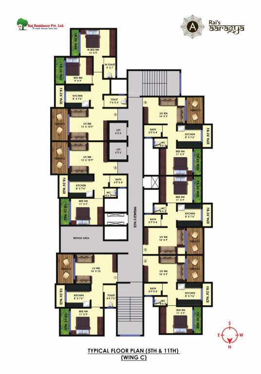 rai aaragya Rai S Aaraghya Bldg 01 Cluster Plan
