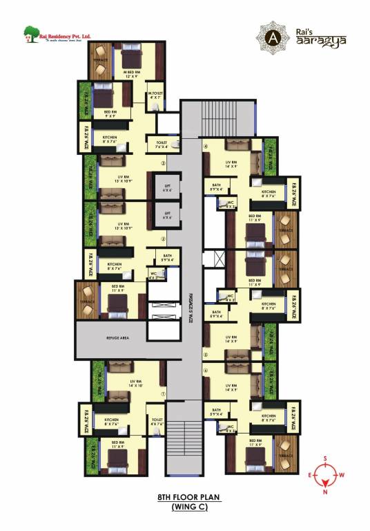  rai aaragya Rai S Aaraghya Bldg 01 Cluster Plan