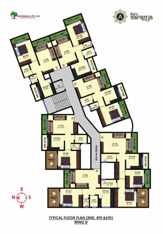  rai aaragya Rai S Aaraghya Bldg 01 Cluster Plan