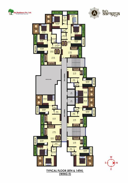  rai aaragya Rai S Aaraghya Bldg 02 Cluster Plan